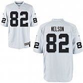 Nike Men & Women & Youth Raiders 82 Jordy Nelson White Team Color Game Jersey